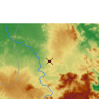 Nearby Forecast Locations - Buôn Ma Thuột - mapa