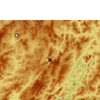 Nearby Forecast Locations - Oudômxai - mapa