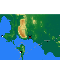 Nearby Forecast Locations - Kâmpôt - mapa