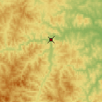 Nearby Forecast Locations - Tahe - mapa