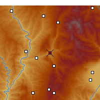 Nearby Forecast Locations - Lishi - mapa