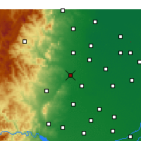 Nearby Forecast Locations - Shahe - mapa