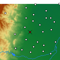 Nearby Forecast Locations - Yongnian - mapa