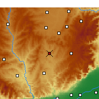 Nearby Forecast Locations - Gaoping - mapa