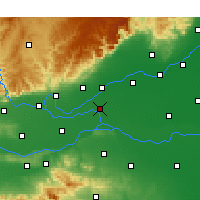 Nearby Forecast Locations - Wudou - mapa