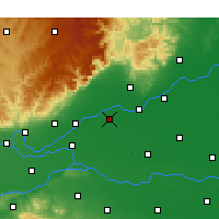 Nearby Forecast Locations - Huojia - mapa