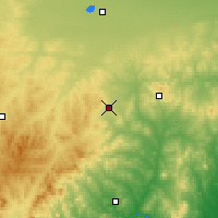 Nearby Forecast Locations - Baoguotu - mapa