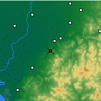Nearby Forecast Locations - Anshan - mapa