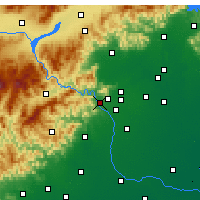 Nearby Forecast Locations - Mentougou - mapa