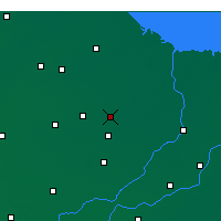 Nearby Forecast Locations - Wudi - mapa
