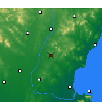 Nearby Forecast Locations - Junan - mapa