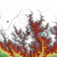 Nearby Forecast Locations - Thimphu - mapa