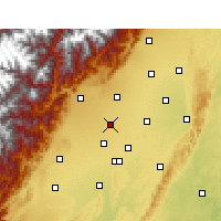 Nearby Forecast Locations - Pi Xian/SCH - mapa