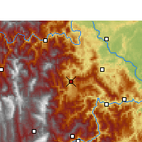 Nearby Forecast Locations - Mabian - mapa