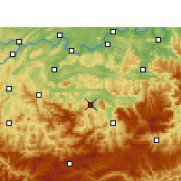 Nearby Forecast Locations - Xingwen - mapa
