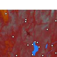 Nearby Forecast Locations - Fumin - mapa