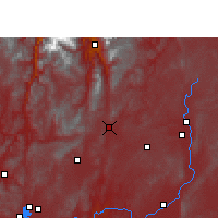 Nearby Forecast Locations - Xundian Hui and - mapa