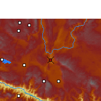 Nearby Forecast Locations - Kaiyuan - mapa