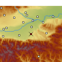 Nearby Forecast Locations - Chang'an - mapa