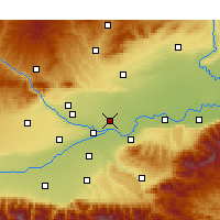 Nearby Forecast Locations - Gaoling - mapa