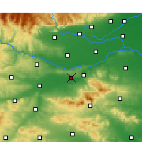 Nearby Forecast Locations - Yanshi - mapa