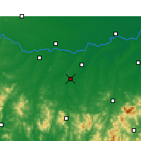 Nearby Forecast Locations - Guangshan - mapa