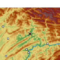 Nearby Forecast Locations - Kaixiang - mapa