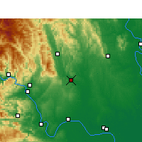 Nearby Forecast Locations - Dangyang - mapa