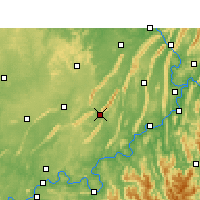 Nearby Forecast Locations - Yongchuan - mapa