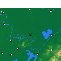 Nearby Forecast Locations - Jianli - mapa