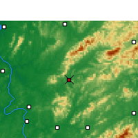 Nearby Forecast Locations - Liuyang - mapa