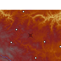 Nearby Forecast Locations - Bijie - mapa