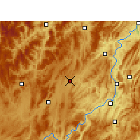 Nearby Forecast Locations - Fenggang - mapa