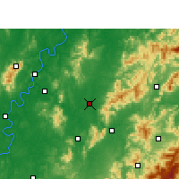 Nearby Forecast Locations - You Xian - mapa