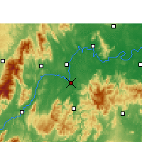 Nearby Forecast Locations - Lingling - mapa
