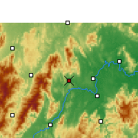 Nearby Forecast Locations - Dongan/HUN - mapa