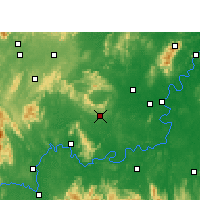 Nearby Forecast Locations - Qidong - mapa