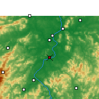 Nearby Forecast Locations - Taihe - mapa