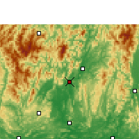 Nearby Forecast Locations - Rongshui - mapa