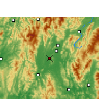 Nearby Forecast Locations - Lingui - mapa