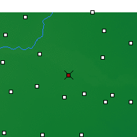 Nearby Forecast Locations - Minquan - mapa