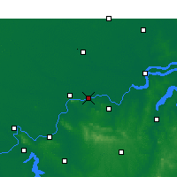 Nearby Forecast Locations - Bengbu - mapa