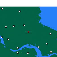 Nearby Forecast Locations - Rugao - mapa