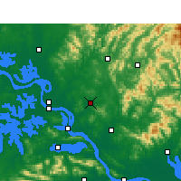 Nearby Forecast Locations - Xishui - mapa