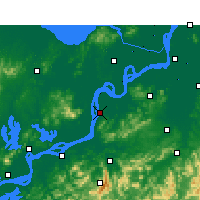 Nearby Forecast Locations - Tongling - mapa
