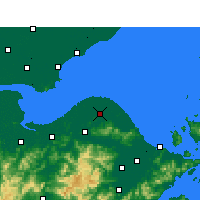 Nearby Forecast Locations - Cixi - mapa