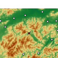 Nearby Forecast Locations - Suichang - mapa