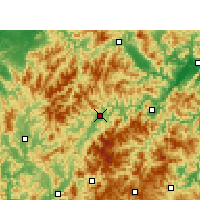 Nearby Forecast Locations - Longquan - mapa