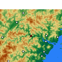 Nearby Forecast Locations - Qingtian - mapa