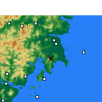 Nearby Forecast Locations - Wenling - mapa